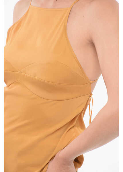 Bluze Calvin Klein Satin Halterneck Top Yellow Femei (BM 17945845) 3