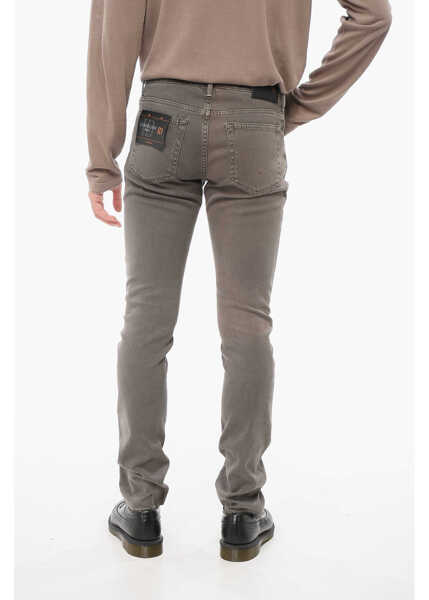 Blugi slim fit CORNELIANI Id 5 Pockets Slim Fit Jeans Green Barbati (BM 17945860) 2