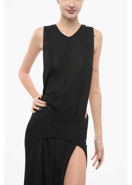Rochii lungi Philosophy Sleeveless Openback Dress Black Femei (BM 17945965) 4
