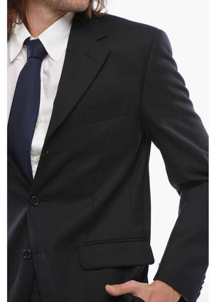 Costume CORNELIANI Cc Collection Extrafine Wool Suit With Flap Pockets Black Barbati (BM 17946004) 3