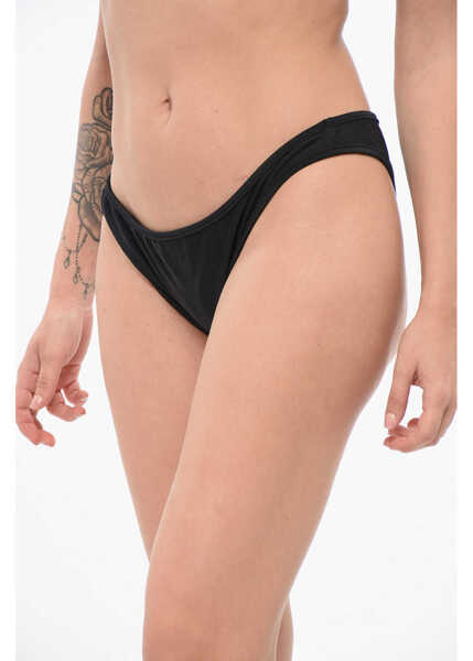 Bikini Zadig & Voltaire Solid Color Bikini Bottom With Contrasting Detail Black Femei (BM 17946034) 1