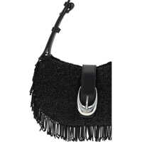 Genti STAUD Dama - Genti de umar STAUD Alana Shoulder Bag BLACK FRINGE Femei (BM 17946124) - B-mall.ro