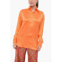 Camasi casual Long Sleeved Silk Shirt Femei
