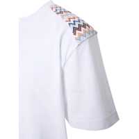 Tricouri MISSONI BEACHWEAR pentru Barbati - Tricouri MISSONI BEACHWEAR T-Shirt with ZigZag details WHT BASE/WHT TONES Barbati (BM 17946142) - B-mall.ro