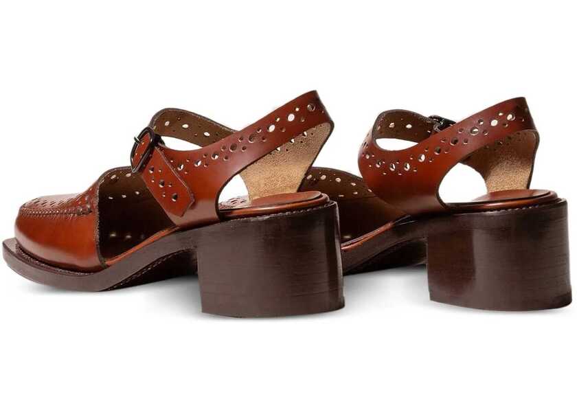 Sandale HEREU Sandal Moccasin Picada BROWN Femei (BM 17946163) 2