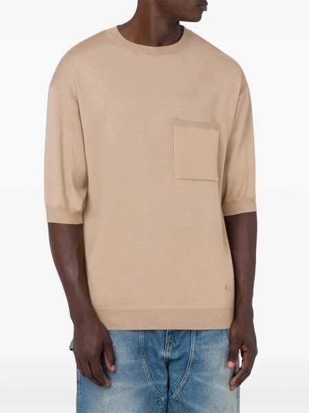 Pulovere Moschino Wool And Silk Sweater BEIGE Barbati (BM 17946211) 2