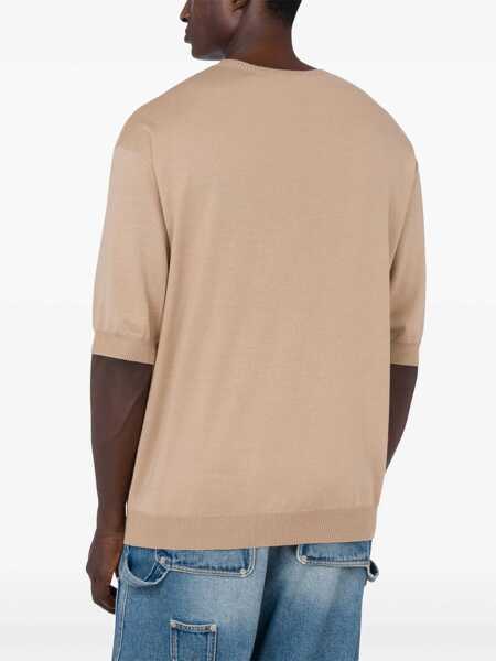 Pulovere Moschino Wool And Silk Sweater BEIGE Barbati (BM 17946211) 3