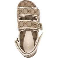 Sandale Dama - Sandale Gucci GG pattern Sandals BEIGE EBONY/NEW IVOI Femei (BM 17946832) - B-mall.ro