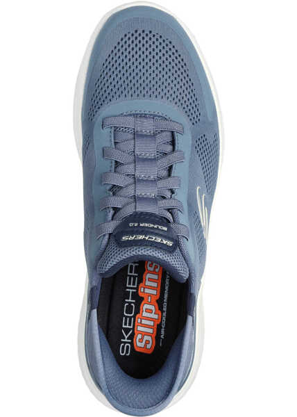 Pantofi fitness SKECHERS Slip-ins Bounder 2.0. Emerged SLATE Blue Barbati (BM 17980573) 4