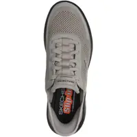 Pantofi fitness pentru Barbati - Pantofi fitness SKECHERS Slip-ins Bounder 2.0. Emerged Taupe Black Brown Barbati (BM 17980576) - B-mall.ro