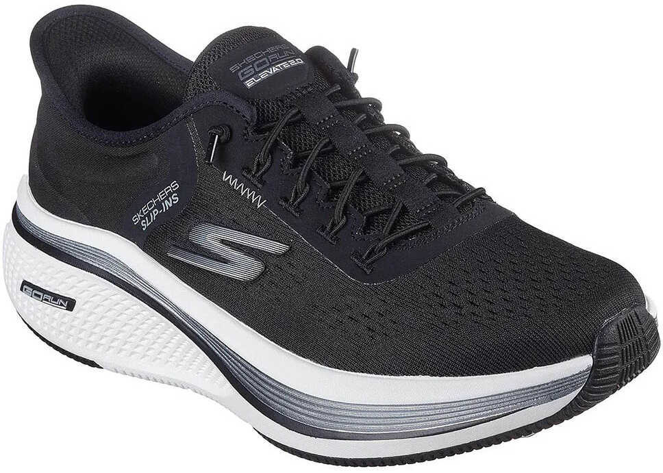 Pantofi fitness SKECHERS Slip-ins GO RUN Elevate 2.0 - Banyan -Black White Black Femei (BM 17980579) 1