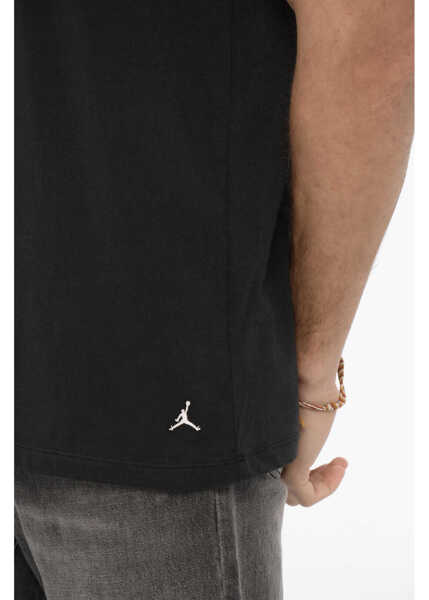 Tricouri Nike Air Jordan Cotton Stretch 2 Pairs Of Crew-Neck T-Shirt Black Barbati (BM 17980816) 4