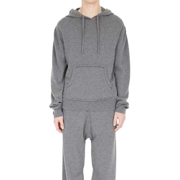 Bluze de trening Maison Margiela Maison Margiela Wool And Cashmere Sweatshirt Gray Barbati (BM 17980965) 2