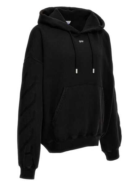 Bluze de trening Off-White Off-White St. Matthew Over Cotton Hoodie Sweatshirt Black Barbati (BM 17980968) 3