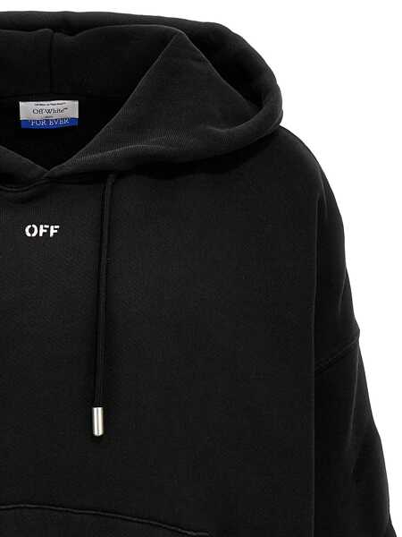 Bluze de trening Off-White Off-White St. Matthew Over Cotton Hoodie Sweatshirt Black Barbati (BM 17980968) 4
