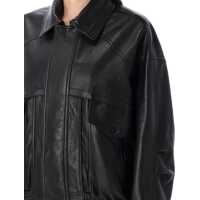 Bomber jacket Dama - Bomber jacket Saint Laurent Saint Laurent Lambskin Bomber Jacket Black Femei (BM 17982135) - B-mall.ro