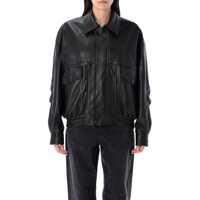 Bomber jacket Saint Laurent Lambskin Bomber Jacket Femei
