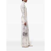 Imbracaminte RABANNE Dama - Rochii RABANNE Rabanne Long Dress Beige Femei (BM 17982156) - B-mall.ro