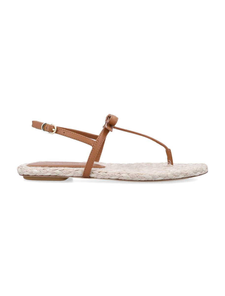 Espadrile Stuart Weitzman Stuart Weitzman Felicity Espadrillas Thong Sandals MACCHIATO NATURAL Femei (BM 17982183) 1