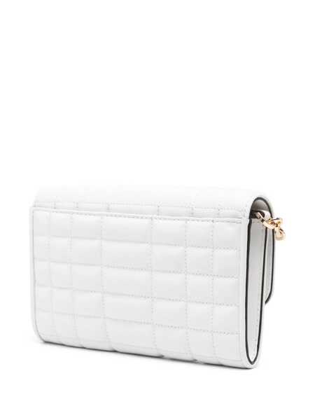 Portofele Michael Kors Michael Kors Tribeca Leather Wallet On Chain WHITE Femei (BM 17982348) 3