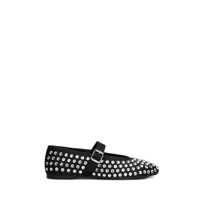 Balerini Gisel Moire Gold Ballet Flats Femei