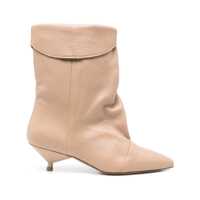 Bocanci Gisel Moire Miriam Low Heels Ankle Boots Femei