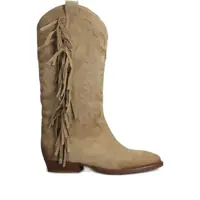 Bocanci Gisel Moire Oklahoma Texan Boots Femei