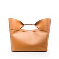 Genti de mana Alexander McQueen The Bow Large Leather Tote Bag Femei