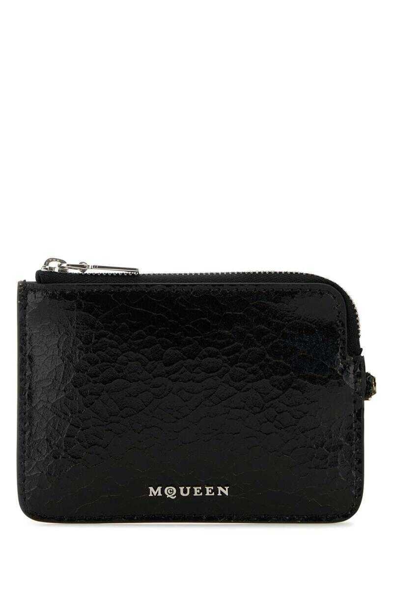 Portofele Alexander McQueen Alexander McQueen Wallets Black Barbati (BM 17983815) 1