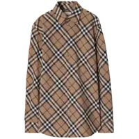 Camasi Burberry Checked Cotton Shirt Femei