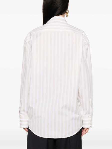 Camasi Saint Laurent Saint Laurent  Shirts BEIGE CRAIE Femei (BM 17984229) 4