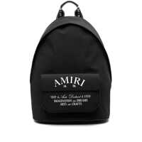 Rucsacuri Black Backpack With Arts District Print In Tech Fabric Man Barbati