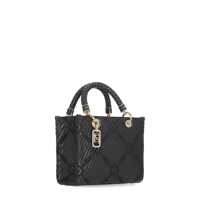 Genti de mana Elisabetta Franchi Dama - Genti de mana Elisabetta Franchi Elisabetta Franchi Jacquard Fabric Tote Black Femei (BM 17984799) - B-mall.ro
