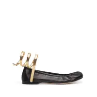 Balerini René Caovilla Juniper Leather Ballets Femei