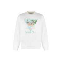 Pulovere Casablanca Cotton Crew-Neck Sweatshirt Barbati