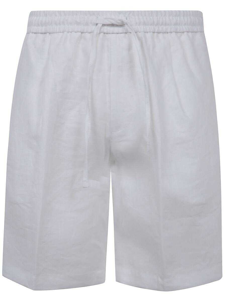 Pantaloni MICHAEL COAL Michael Coal Max Drawstring Bermuda Trousers Clothing WHITE Barbati (BM 17986410) 1