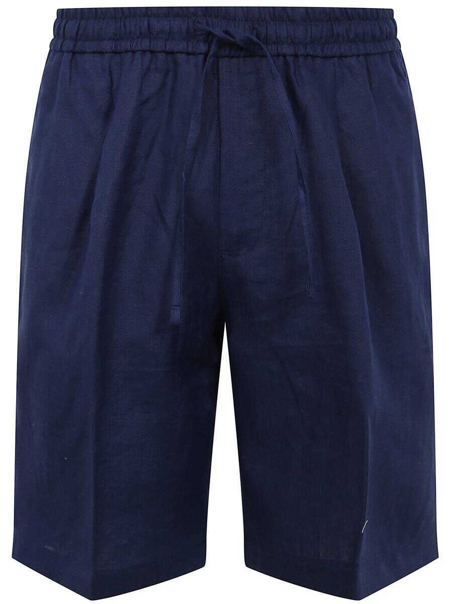 Pantaloni MICHAEL COAL Michael Coal Max Drawstring Bermuda Trousers Clothing BLUE Barbati (BM 17986413) 1