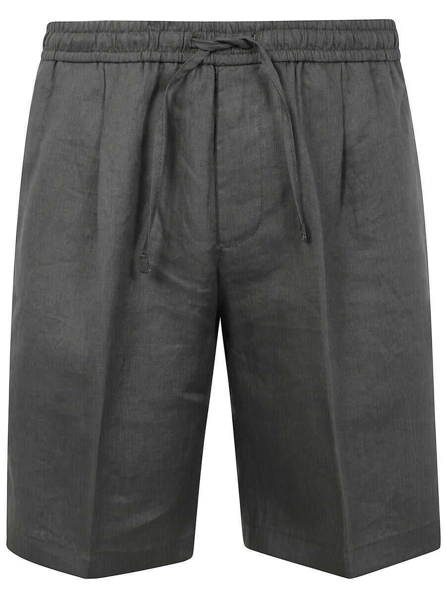Pantaloni MICHAEL COAL Michael Coal Max Drawstring Bermuda Trousers Clothing GREEN Barbati (BM 17986416) 1