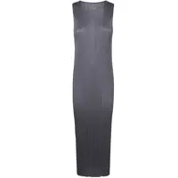 Rochii Pleats Please Issey Miyake Basics Midi Dress Clothing Femei