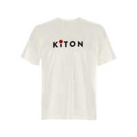 Tricouri Kiton Logo Embroidery T-Shirt Barbati