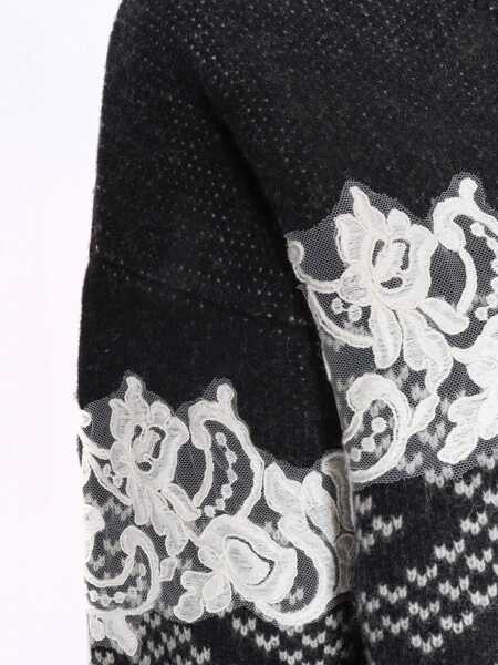 Pulovere casual Ermanno Scervino Embroidered turtleneck Black   Femei (BM 17988048) 3