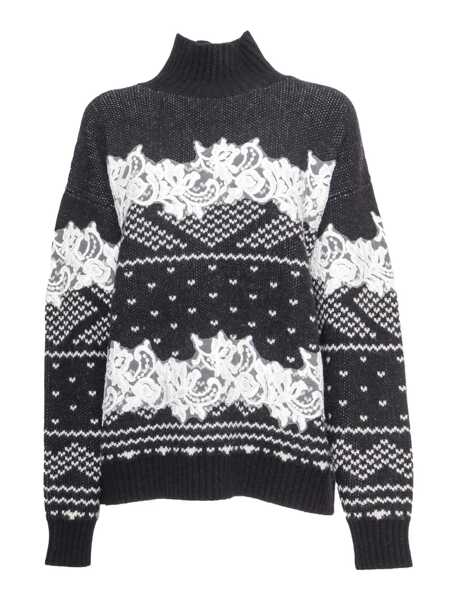 Pulovere casual Ermanno Scervino Embroidered turtleneck Black   Femei (BM 17988048) 4