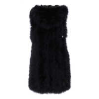 Geci Ermanno Scervino Dama - Geci Ermanno Scervino Natural feather vest Black Femei (BM 17988051) - B-mall.ro