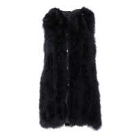 Geci Natural feather vest Femei