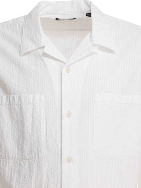 Camasi casual Vince Seersucker shirt White Barbati (BM 17988441) 3