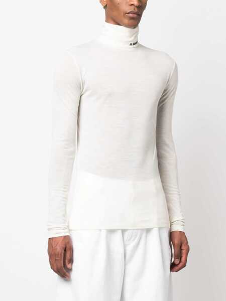 Pulovere Jil Sander Jil Sander Turtleneck Sweater White Barbati (BM 17988681) 3