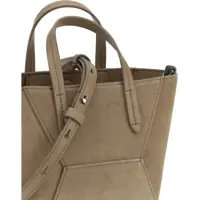 Genti de umar Brunello Cucinelli Dama - Genti de umar Brunello Cucinelli Suede Shoulder Bag SESAMO Femei (BM 17988961) - B-mall.ro