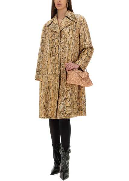 Paltoane Dries Van Noten Long Coat With Sequins ANIMALIER Femei (BM 17989006) 2