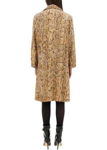 Paltoane Dries Van Noten Long Coat With Sequins ANIMALIER Femei (BM 17989006) 3