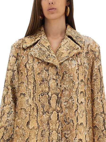 Paltoane Dries Van Noten Long Coat With Sequins ANIMALIER Femei (BM 17989006) 4
